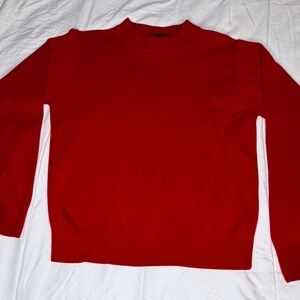 Sag Harbor Petite Red‎ Vintage Long Sleeve Knit Sweater